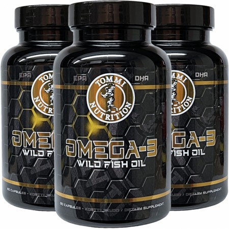 3 x OMEGA-3 WILD FISH OIL, HIGH CONCENTRATE 90 CAPS