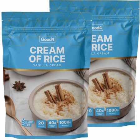 2 x Cream of Rice 1000g, Vanilla Cream, G4N