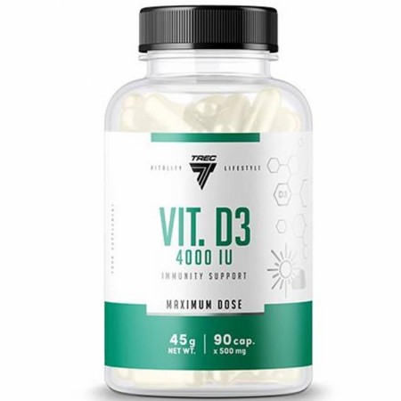 VITAMIN D3 4000 IU, 90 cap, Trec Nutrition
