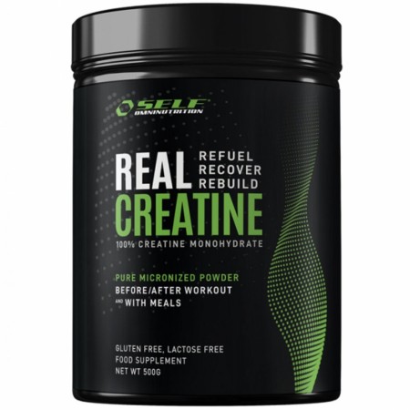 Real Creatine 500g, 100% Monohydrate - Self