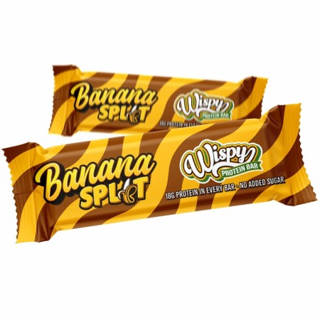 Wispy Protein Bar Banana Split 55g,