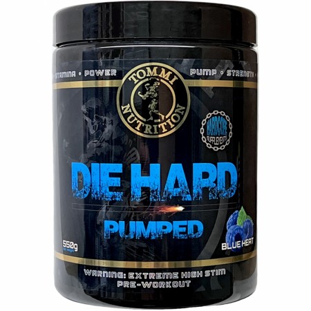 Die Hard Pumped Blue Heat 550g,  ny antiklumpemiddel mix blander seg lett