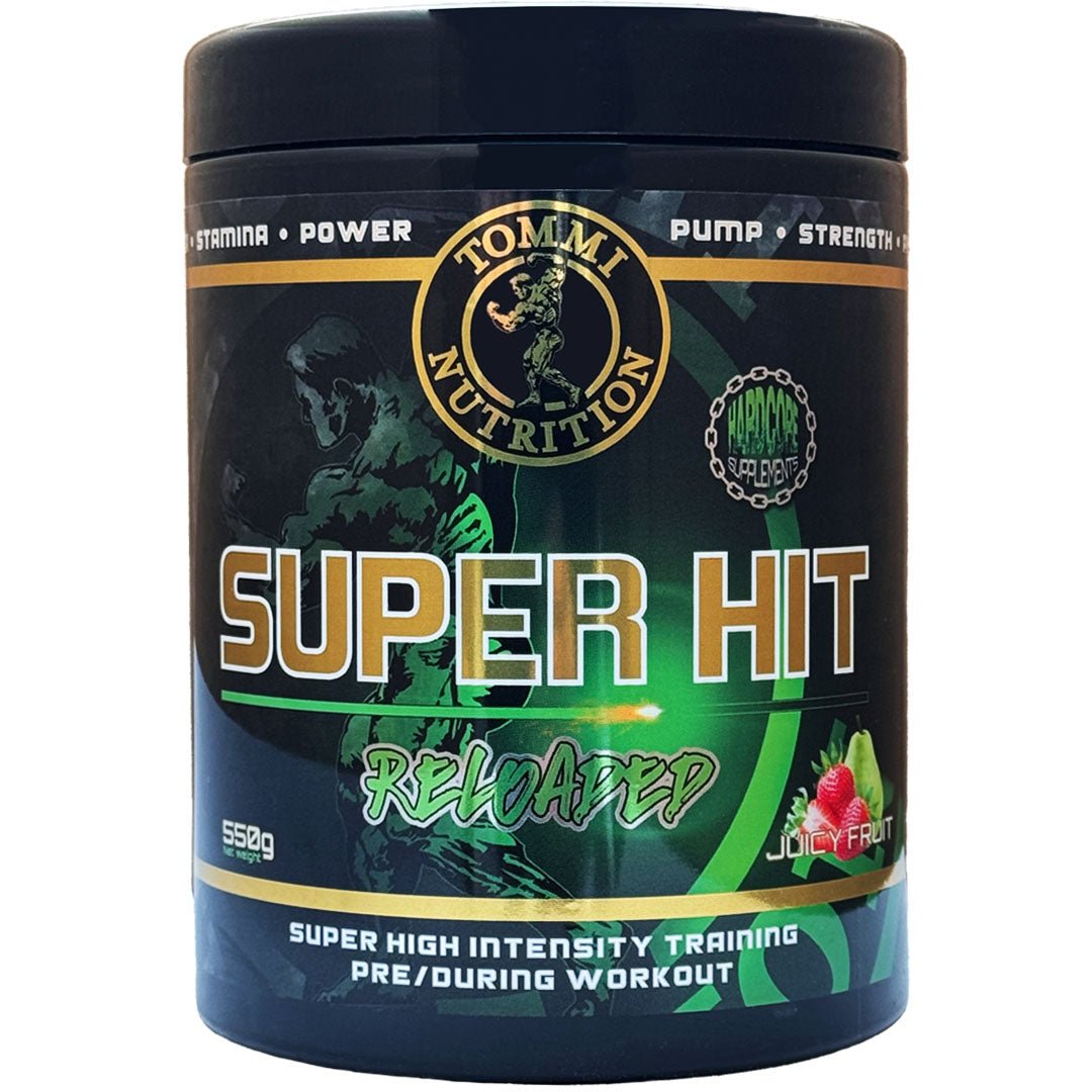2 X Super Hit Reloaded - 550g - TN - Tommi Nutrition - hos Tommi Nutrition