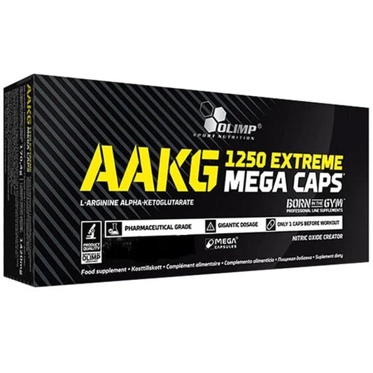 Olimp AAKG Extreme 1250 Mega Caps® - 120 kaps (Trenger nytt bilde) - Tommi Nutrition