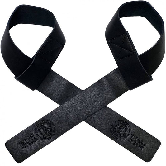Adjustable Leather Lifting Straps - Black - TN - Tommi Nutrition - hos Tommi Nutrition