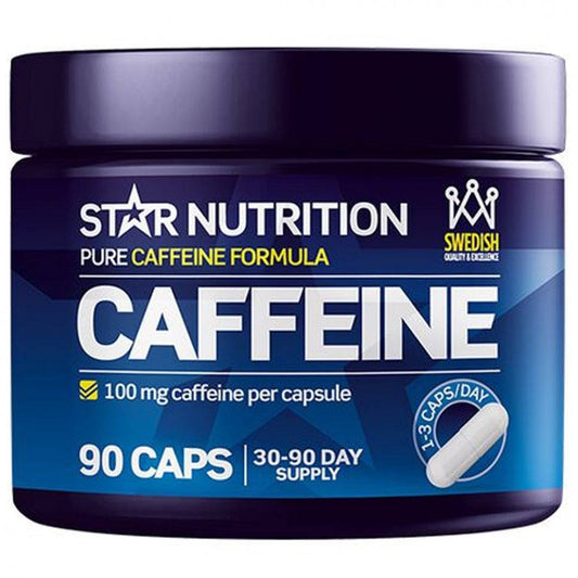 Caffeine 100mg 90 caps, Star Nutrition - Tommi Nutrition