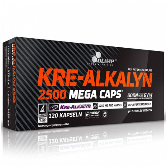Olimp Kre - Alkalyn® 2500 Mega Caps® 120 kapsler - Olimp - hos Tommi Nutrition