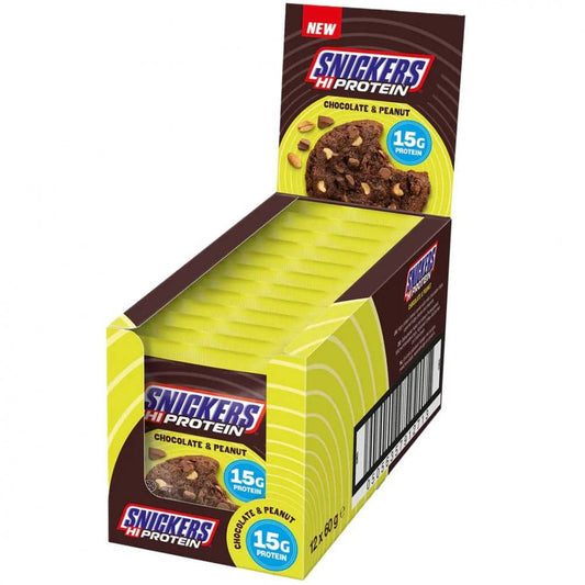 Snickers Protein Cookie - 12 x 60g - Snickers - hos Tommi Nutrition
