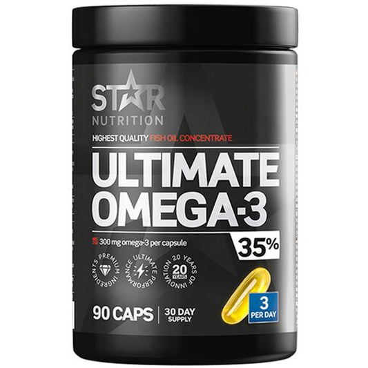 Ultimate Omega - 3, 90 kapsler, 35 % 1000mg, Star Nutrition - Star Nutrition - hos Tommi Nutrition
