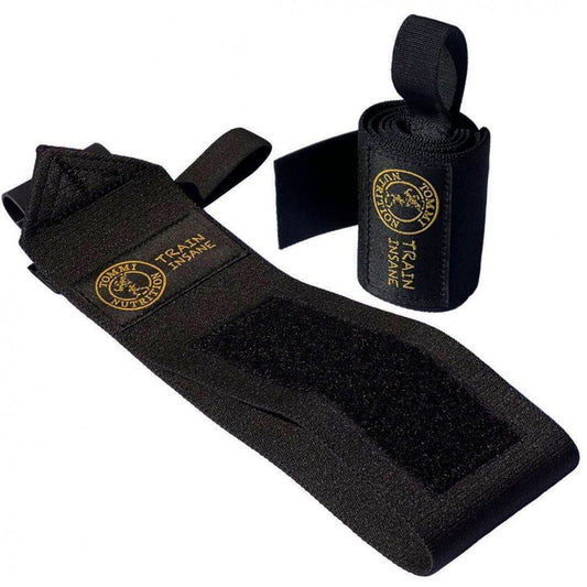 Wrist Wraps Black / Gold, Tommi Nutrition - Tommi Nutrition - hos Tommi Nutrition