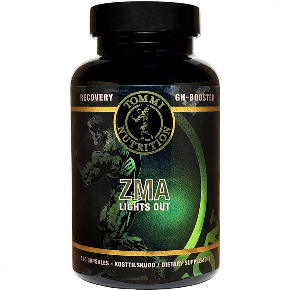 ZMA LIGHTS OUT 120 KAPSLER - TN - Tommi Nutrition - hos Tommi Nutrition