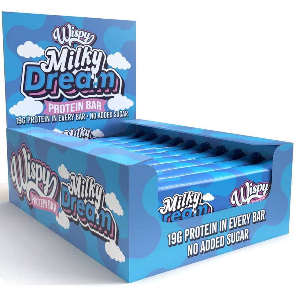 10 x Wispy Protein Bar, (55g), Milky Dream - Wispy - hos Tommi Nutrition