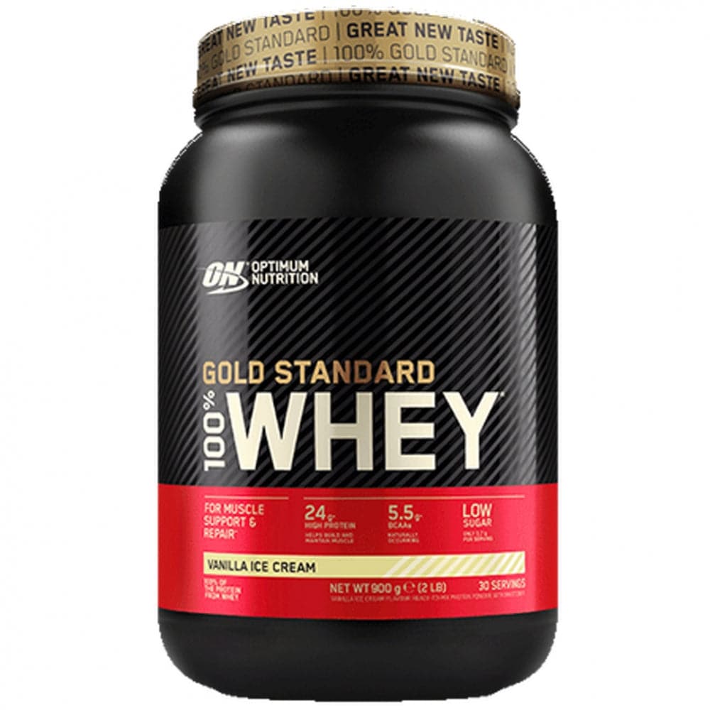 100% Whey Gold Standard 908g - Optimum Nutrition - hos Tommi Nutrition