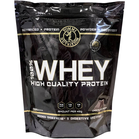 100% WHEY HIGH QUALITY PROTEIN 1000G - TN - Tommi Nutrition - hos Tommi Nutrition