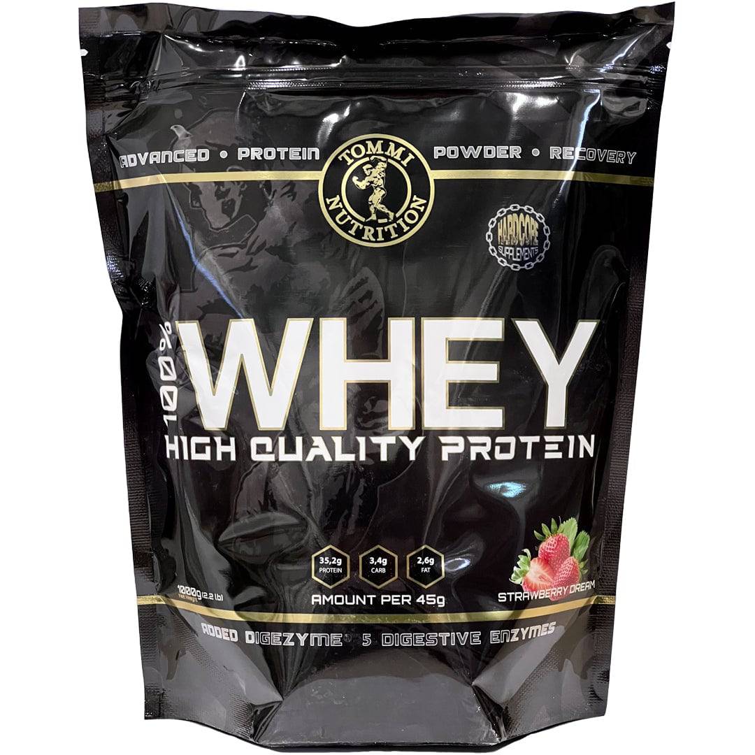 100% WHEY HIGH QUALITY PROTEIN 1000G - TN - Tommi Nutrition - hos Tommi Nutrition