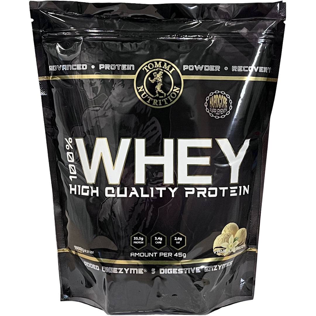 100% WHEY HIGH QUALITY PROTEIN 1000G - TN - Tommi Nutrition - hos Tommi Nutrition