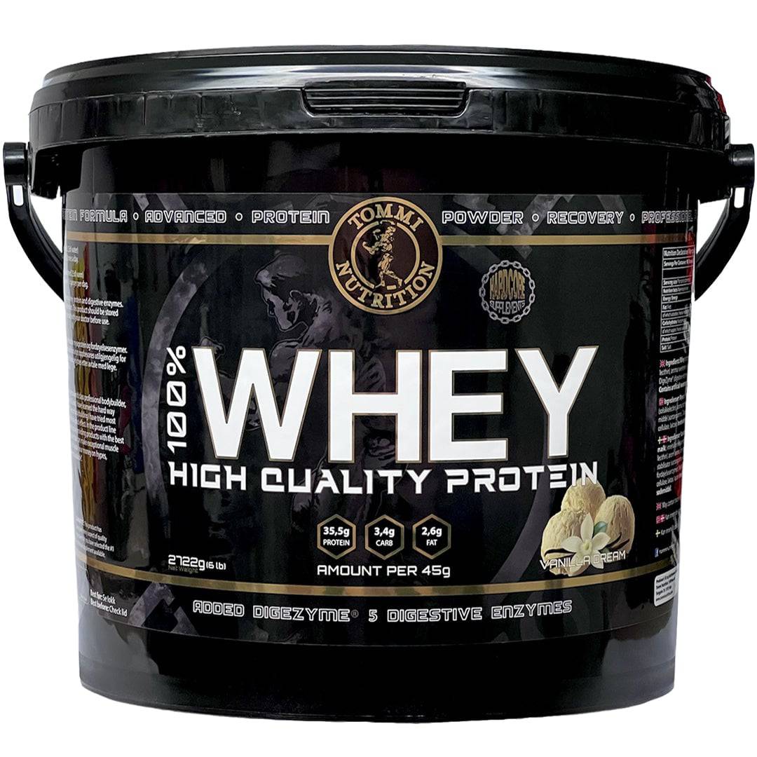 100% Whey High quality Protein 2722g - TN - Tommi Nutrition - hos Tommi Nutrition