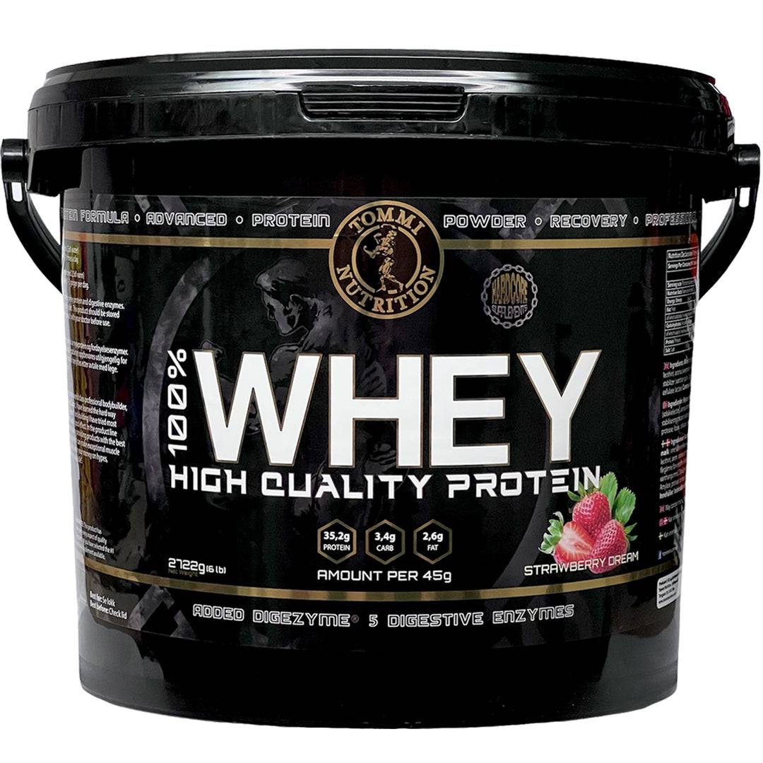 100% Whey High quality Protein 2722g - TN - Tommi Nutrition - hos Tommi Nutrition