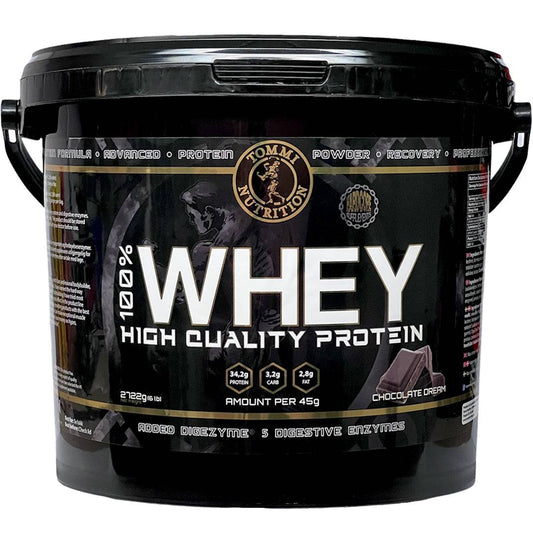 100% Whey High quality Protein 2722g - TN - Tommi Nutrition - hos Tommi Nutrition
