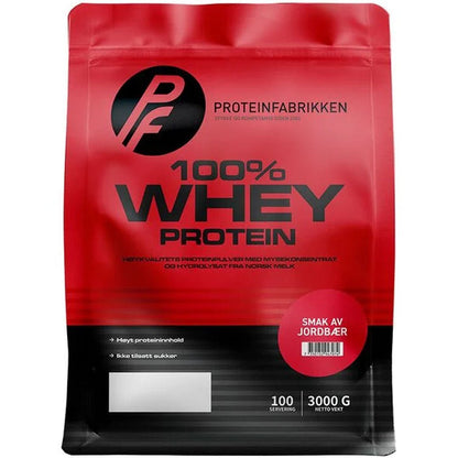 100 % Whey Protein 3000g, PF - Proteinfabrikken - hos Tommi Nutrition