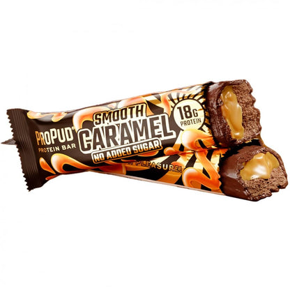 12 x PROPUD PROTEIN BAR - SMOOTH CARAMEL (55g) - ProPud - hos Tommi Nutrition