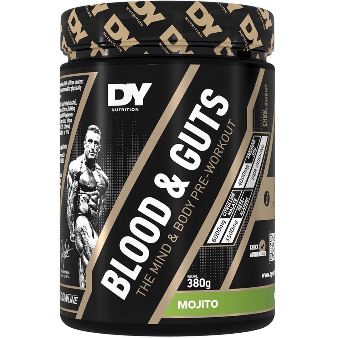 2 x BLOOD & GUTS PWO 380G - DY NUTRITION - DY Nutrition - hos Tommi Nutrition