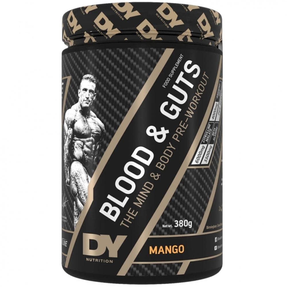 2 x BLOOD & GUTS PWO 380G - DY NUTRITION - DY Nutrition - hos Tommi Nutrition
