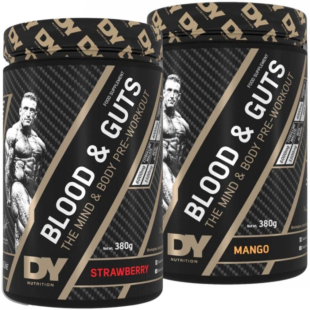 2 x BLOOD & GUTS PWO 380G - DY NUTRITION - DY Nutrition - hos Tommi Nutrition