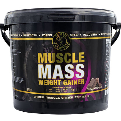 2 X Muscle Mass Weight Gainer 4000g - TN - Tommi Nutrition - hos Tommi Nutrition