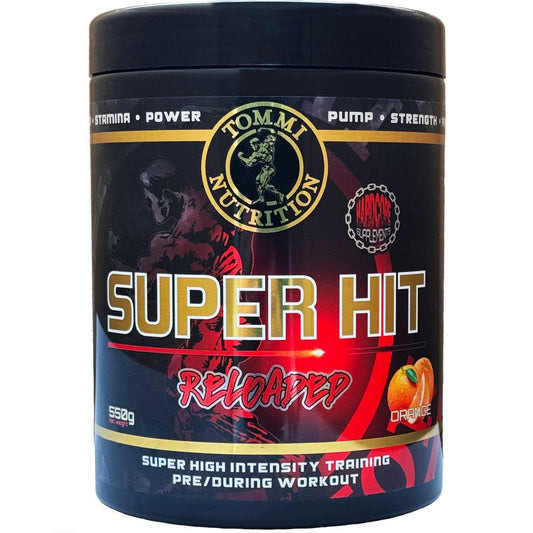 2 X Super Hit Reloaded - 550g - TN - Tommi Nutrition - hos Tommi Nutrition