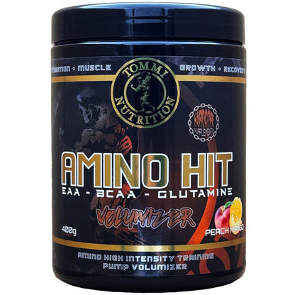 3 X Amino Hit Pump Volumizer 400g - TN - Tommi Nutrition - hos Tommi Nutrition