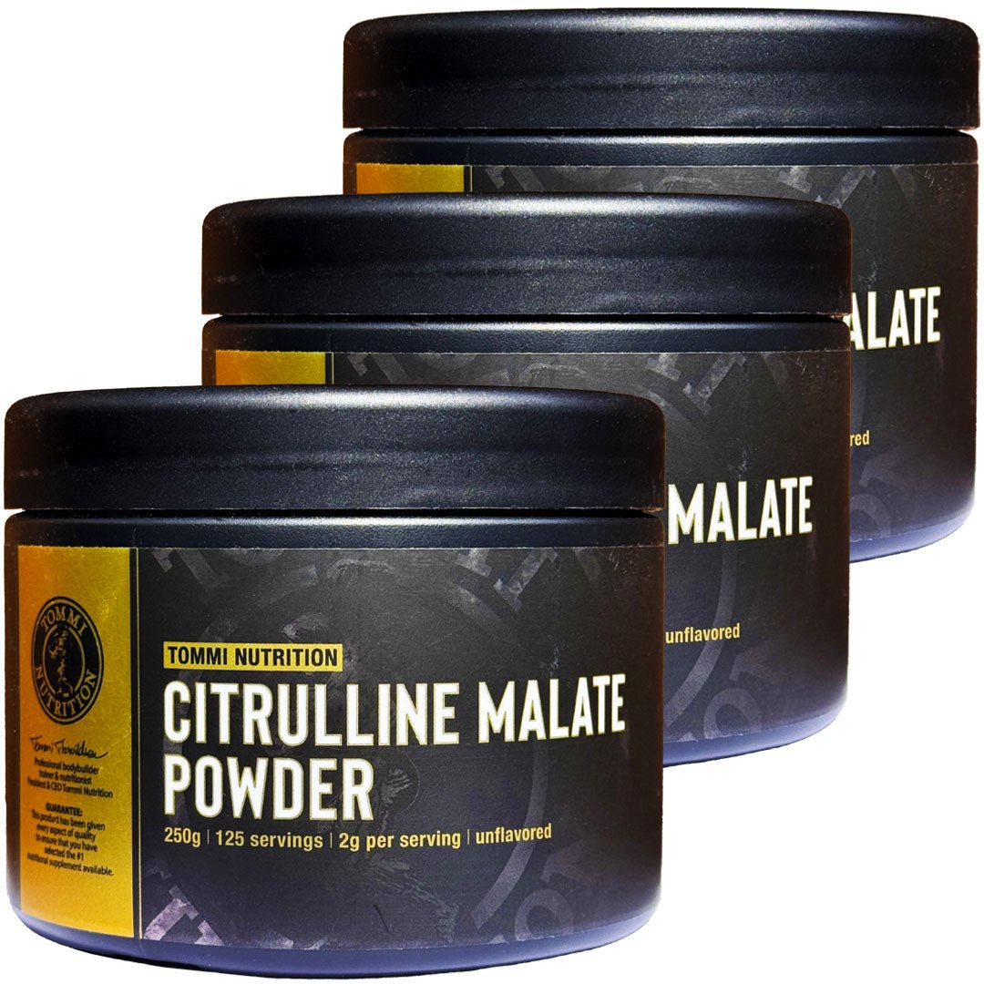 3 x Citrulline Malate 250g, TN - Tommi Nutrition - hos Tommi Nutrition
