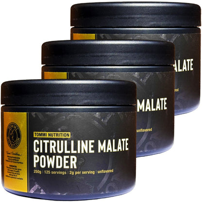 3 x Citrulline Malate 250g, TN - Tommi Nutrition - hos Tommi Nutrition