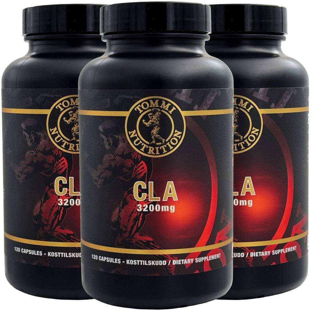 3 X CLA 3200 mg, 120 kapsler – TN - Tommi Nutrition - hos Tommi Nutrition
