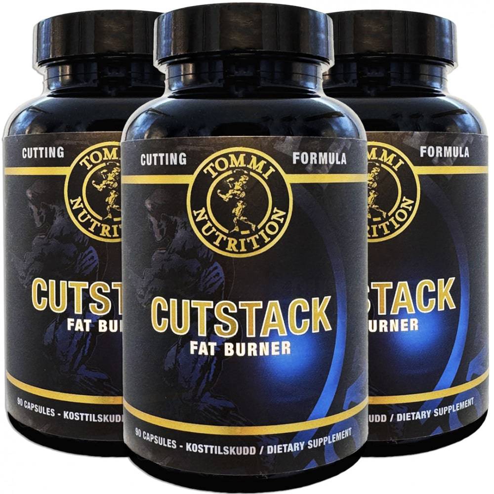 3 X Cutstack 90 kapsler - TN - Tommi Nutrition - hos Tommi Nutrition