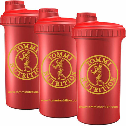 3 X Shaker 0.7L / 0.6L - Tommi Nutrition - (Velg Farger) - Tommi Nutrition - hos Tommi Nutrition