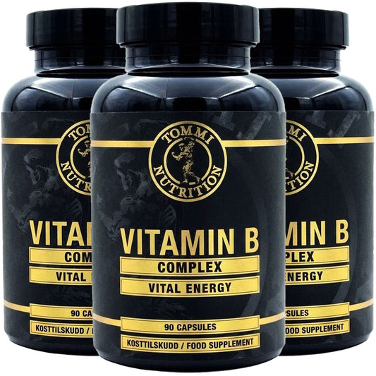 3 X Vitamin B-Complex 90 kapsler – TN