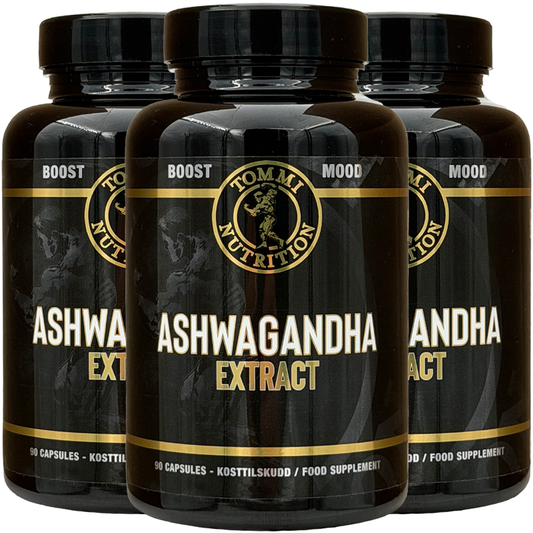 3 X ASHWAGANDHA EXTRACT 600MG - 90 KAPSLER - TN