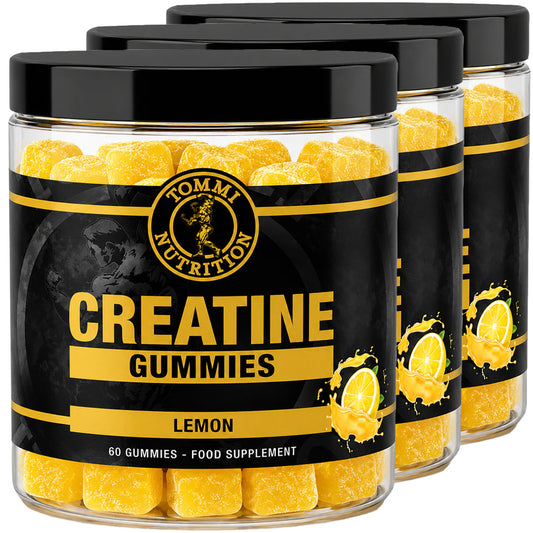 3 x Creatine Gummies Lemon 60 stk - TN