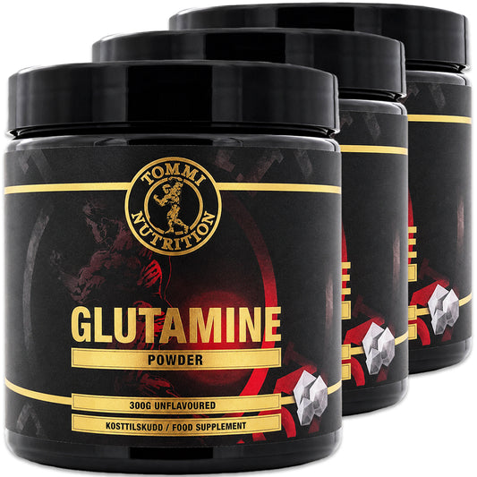 3 x GLUTAMINE 300G UNFLAVOURED – TN