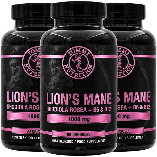 3 X LION’S MANE 90 KAPSLER - TN