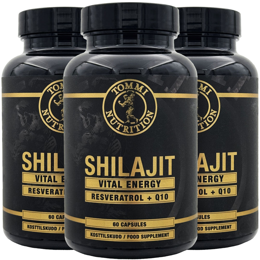 3 x Shilajit Vital Energy 60 Kapsler - TN