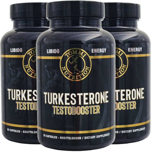 3 X TURKESTERONE TESTOBOOSTER - 90 KAPSLER - TN