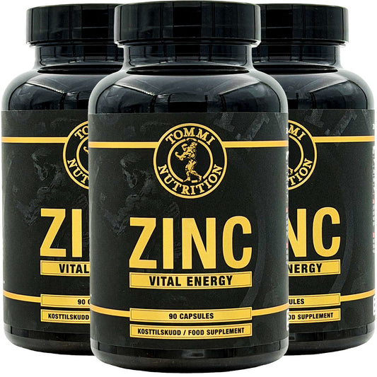 3 X ZINC COMPLEX – 90 kapsler – TN
