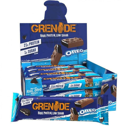 Grenade Protein Bar, 60g x 12, Oreo - Tommi Nutrition