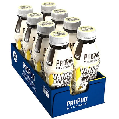 8 x ProPud Protein Milkshake, 330 ml - ProPud - hos Tommi Nutrition
