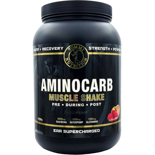 Aminocarb Muscle Shake - 1200g - Tommi Nutrition
