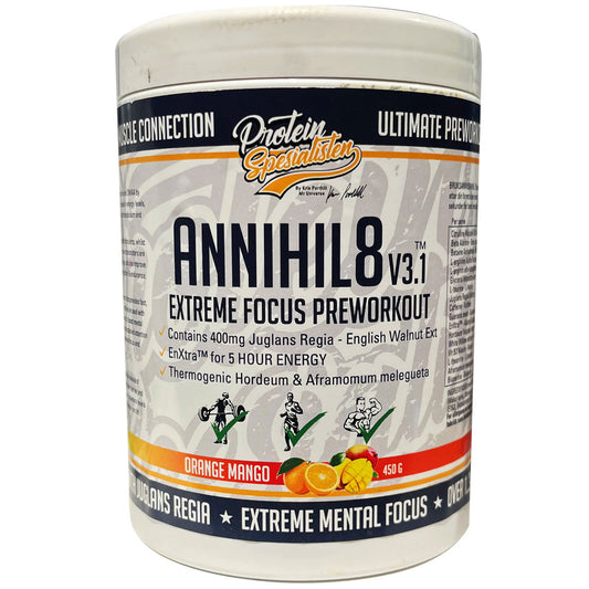 ANNIHIL8 V3.1 – 450 G – ORANGE MANGO – PS