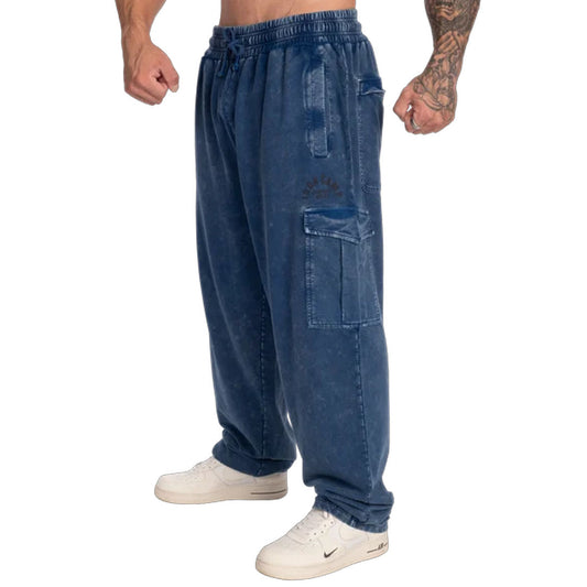 Iron Camp Baggy Pants Washed Blue – GASP