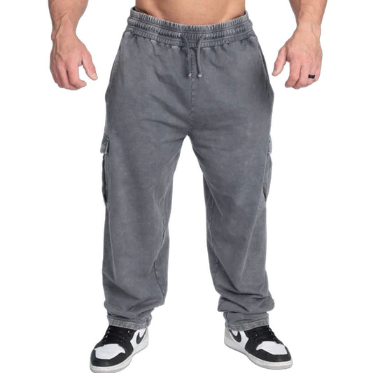 Iron Camp Baggy Pants Washed Black - Gasp